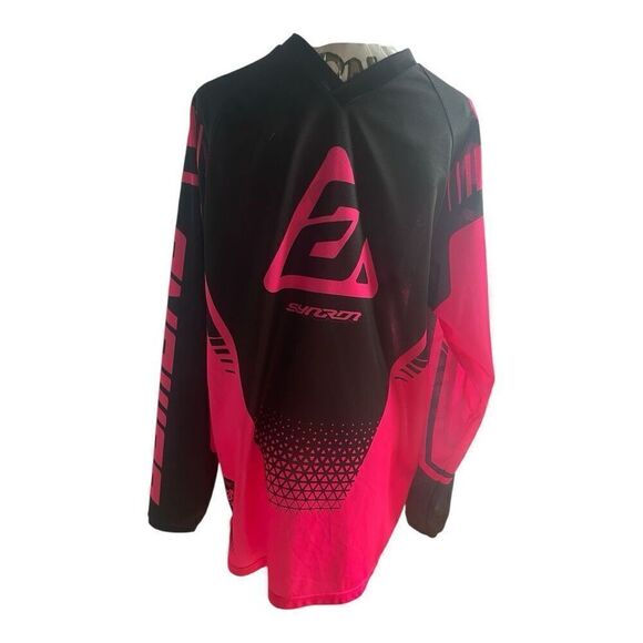 Answer Racing MX OffRoad Neon Pink Black Racing Jersey Size XL - Picture 1 of 7